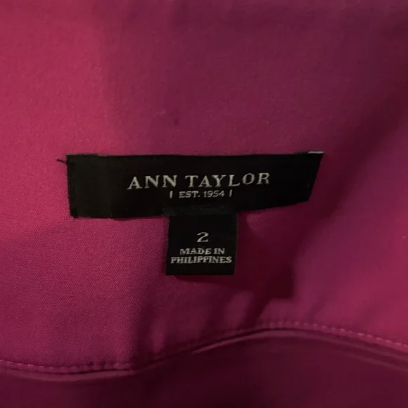 Ann Taylor Vibrant Pink Mini Skirt - Picture 3 of 4